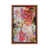 Toile avec cadre en bois brun