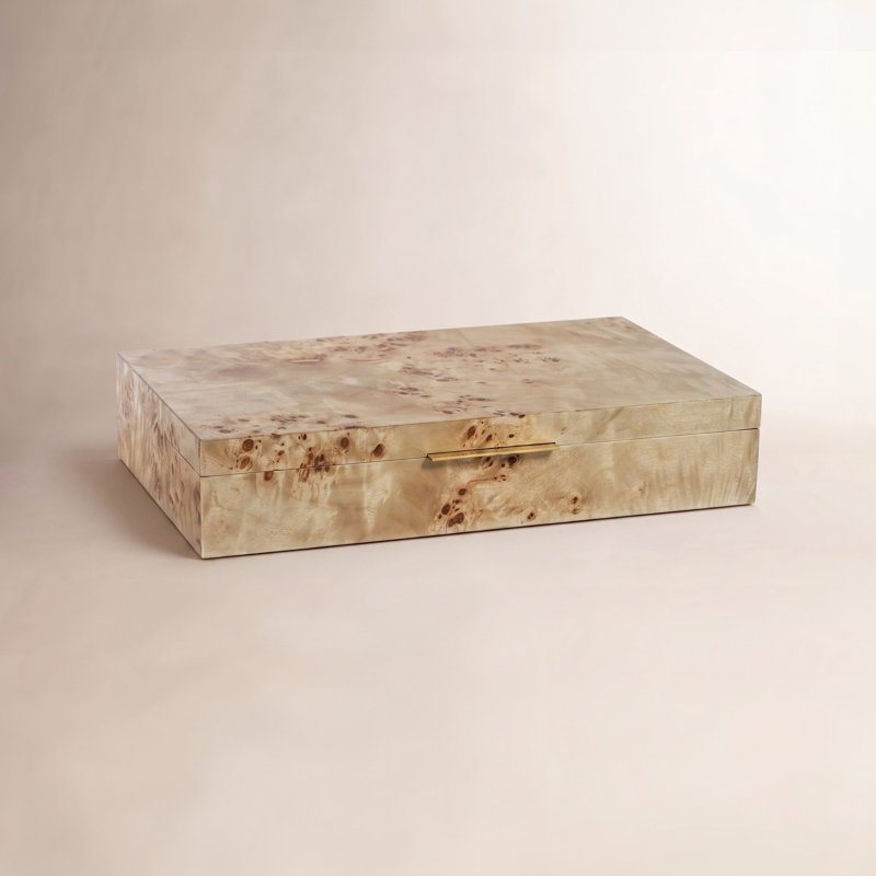 Monterey Decorative Box, 2.75" H x 14.5" W x 8.5" D