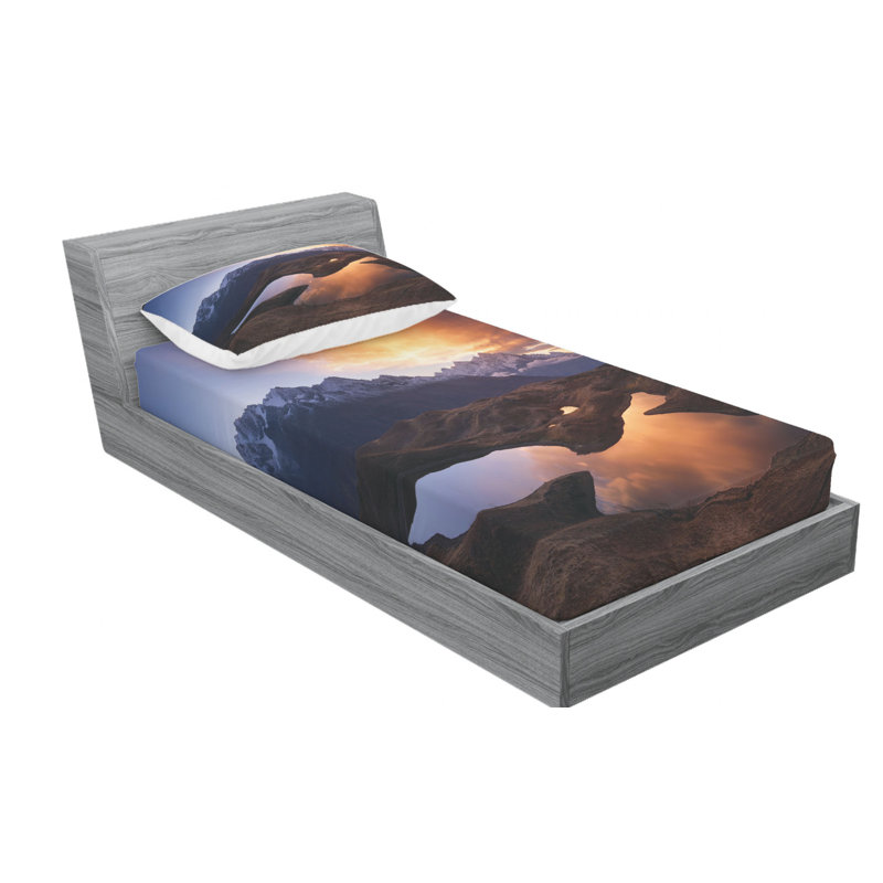Microfiber Sheet Set, Twin Sheet Set + Fitted Sheet + 1 Pillowcase