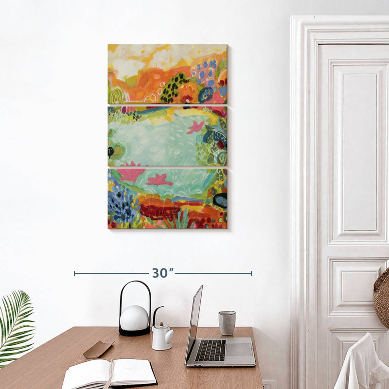 Alvord Whimsical Pond I, H 32 po x l 20 po