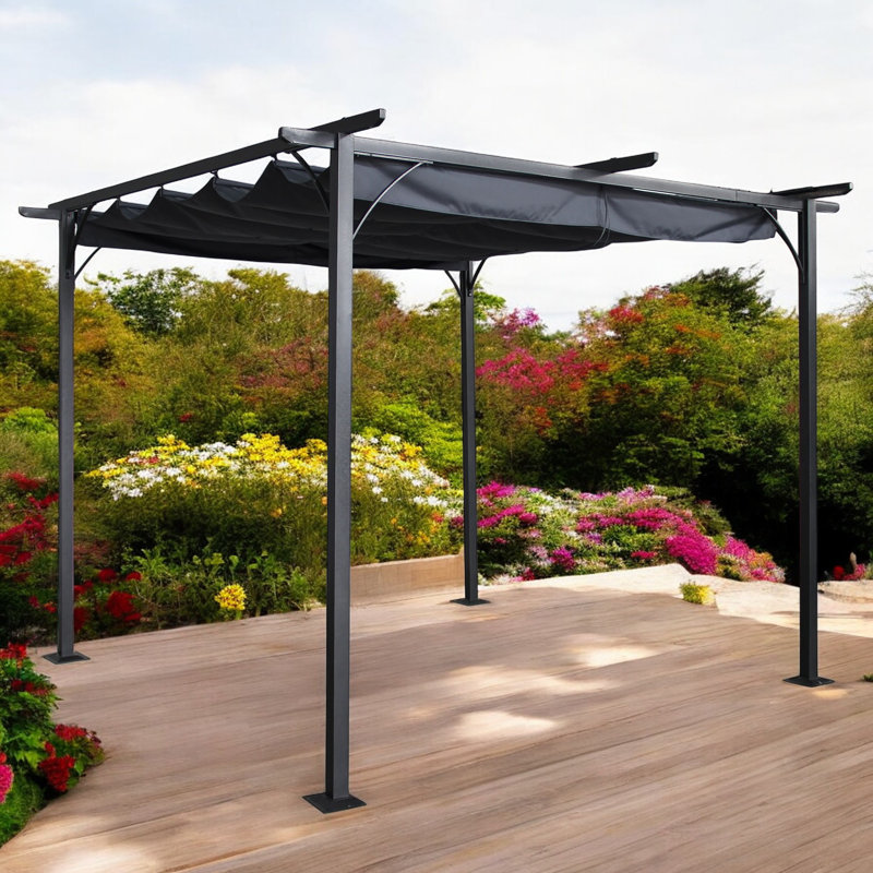 Prague 11.5 Ft. W x 11.5 Ft. D Steel Soft-top Gazebo