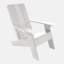 Chaise Adirondack en plastique avec repose-pieds Byrnes-1795682998
