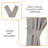Millendon Solid Modern Polyester Grommet/Rod Pocket Room Darkening Curtain Pair-1411589375-1454615692
