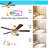 52'' Ceiling Fan with LED Lights-72164548