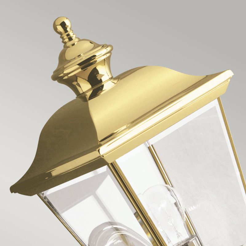 Waterville Polished Brass Outdoor Wall Lantern
