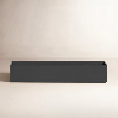Geo Series Plastic Trough Hanging Planter