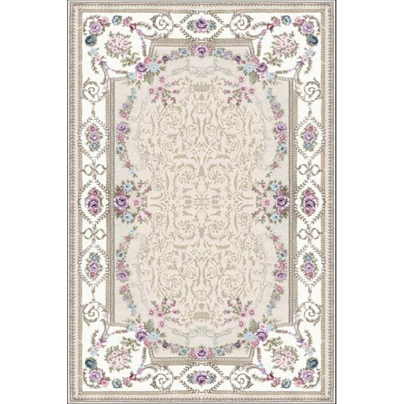 Luxurious Velvet Area Rug, 5.2 x 7.5 ft | 100% Velvet Fabric, 100% Cotton Sole, 0.4 in Pile Height | Antibacterial, Non-Slip, Machine Washable | Elegant 3D Digital Print, Perfect for Living Room & Bedroom Décor