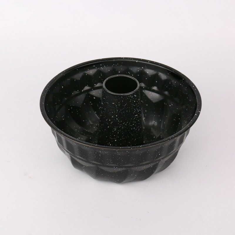 Symple Stuff Laititia Fluted Cake Pan, Black