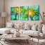 Ensemble de 3 tableaux muraux sur toile représentant un arbre de la forêt fantastique-636536524