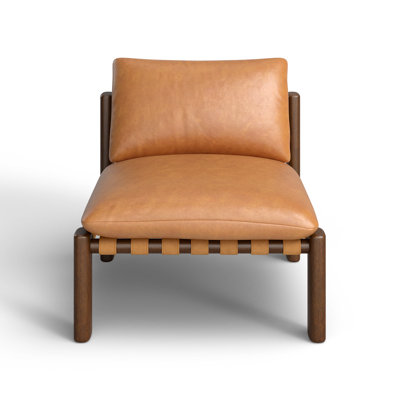 Farron Leather Slipper Chair