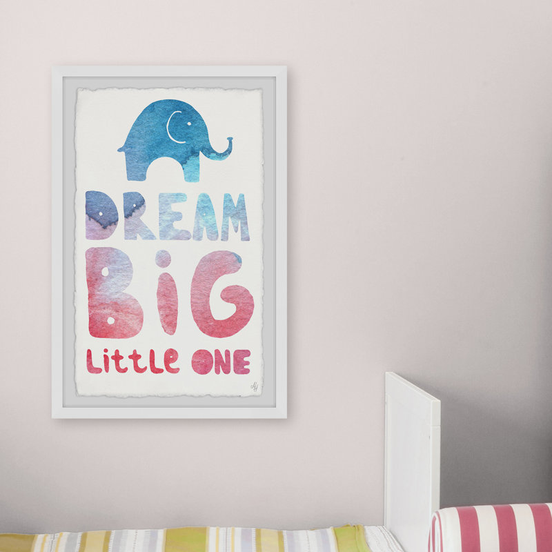 Criswell «Dream Big Little One II», reproduction encadrée, H 24 po x l 16 po x P 1,5 po