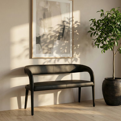 Banc en similicuir Sylvester Aurich