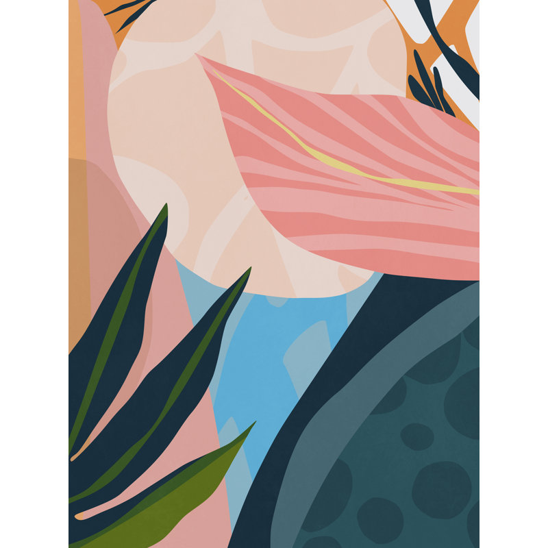 Minimal Tropical Landscape Print by Angel Estevez, No Mat, 24" H x 32" W