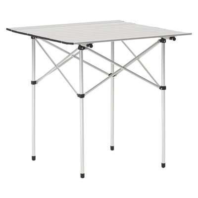 Table de camping pliante en aluminium