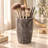Creative Home Natural Charcoal Marble Tumbler Toothbrush Holder Bathroom Vanity Countertop Organizer