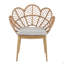 Chaise d'extérieur en osier, ensemble de 2