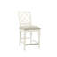 Ivory Key Upholstered Stool-47591590-47591591