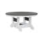 Berlin Gardens Garden Classic Regular Top With White Base Round Counter Height Table-936500536-936500513