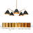 Latieka 5 - Light Wagon Wheel Chandelier