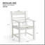 Tabouret d'extérieur 17,13 po Oley-1047705867