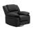 Black Swivel Gliding Recliner