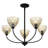 Whitecap 5-Light Mottled Cocoa Chandelier