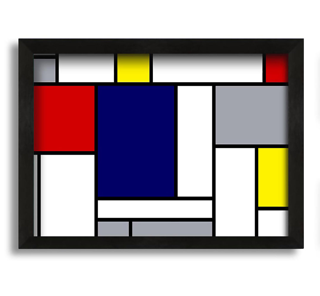 Gerahmtes Wandbild Rectangles Of Colour