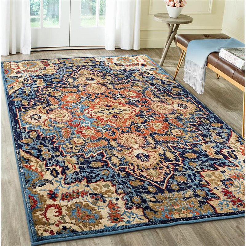 Tapis bleu Adagio, Rectangle 5 pi x 7 pi