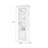 White + Brown Solid Wood Display Cases