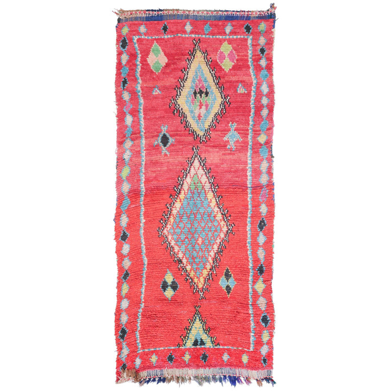 Moroccan Rugs One-of-a-Kind Runner 4'3" X 9'4" Area Rug