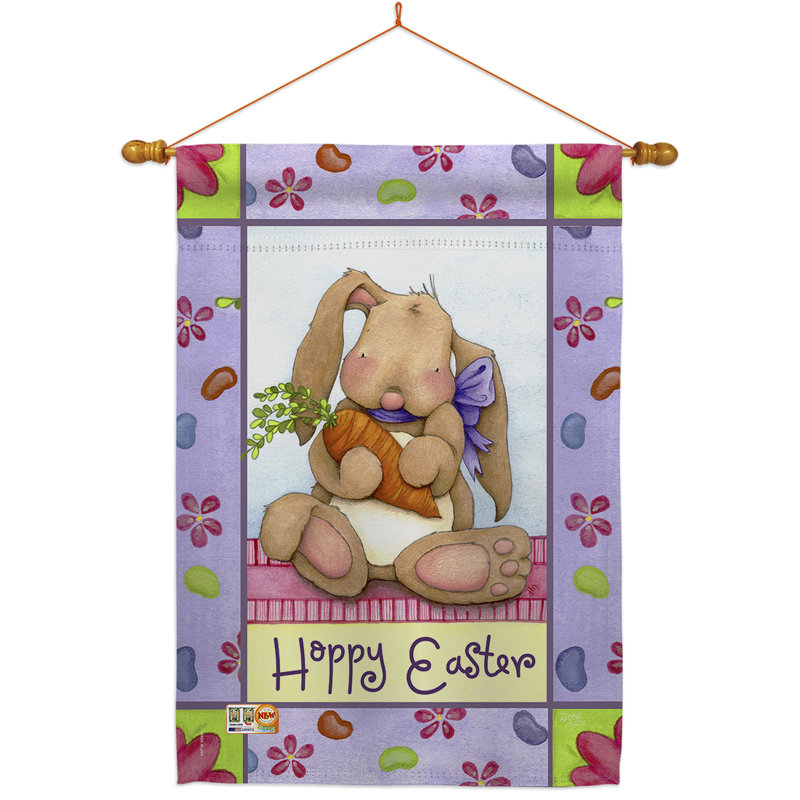 Double Sided 40'' H x 28'' W Polyester Animal Flag Set