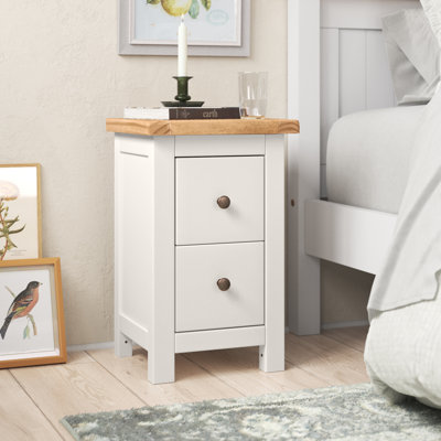 Aubusson 2 Drawer Bedside Table