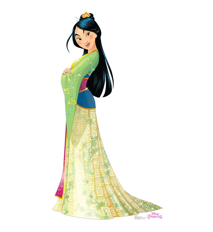 62'' Mulan Disney Princess Cardboard Standup