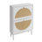 2 Door Shoe Rack, Rattan, Double Layer, Suitable For Living Room, Hallway