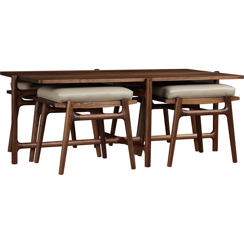Walnut Grove Solid Wood Cocktail Table