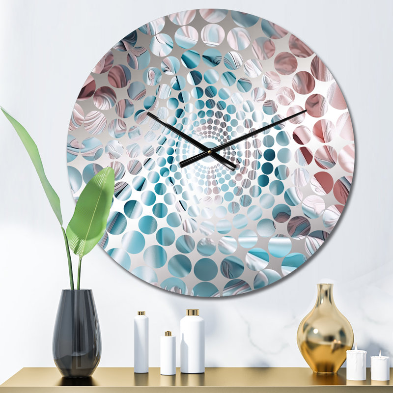 Toria - Horloge murale abstraite en marbre, Petit