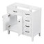 Meuble-lavabo de salle de bain sans lavabo, base d'armoire seulement, armoire de salle de bain avec tiroirs, structure solide et panneau de fibres à densité moyenne-637920148