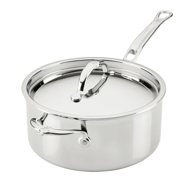 Probond® Luxe 4-quart Professional Clad Stainless Steel Saucepan With Lid 