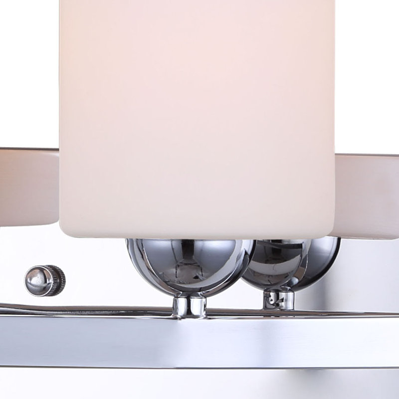 Éclairage de salle de bain à intensité variable 3 lumières Cusack, Chrome