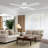 4 Solid Wood Blades Indoor Flush Mount Ceiling Fan With Light Kit And Remote-1722372849-1741073249