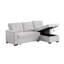 Canapé-lit modulaire réversible en tissu tissé-1012292506
