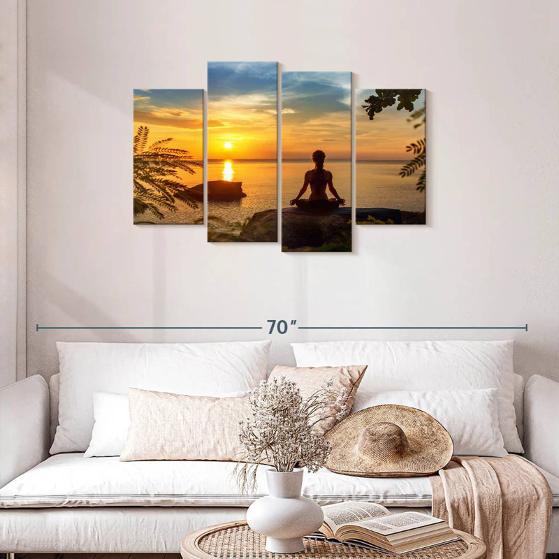 Kerrick Sunset Yoga, 27" H x 43" W