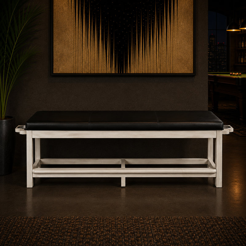 Spectator Storage Bench By RAM Game Room, Antique White