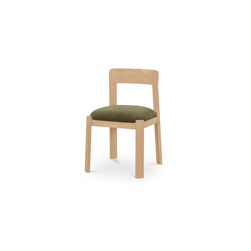 Oli Dining Chair Dark Green-Set of Two, Green