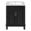 Meuble-lavabo moderne avec lavabo supérieur, armoire de rangement moderne avec 2 portes à fermeture douce et tablette réglable-128972933