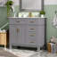 Meuble-lavabo 36 po avec lavabo en céramique-891606676