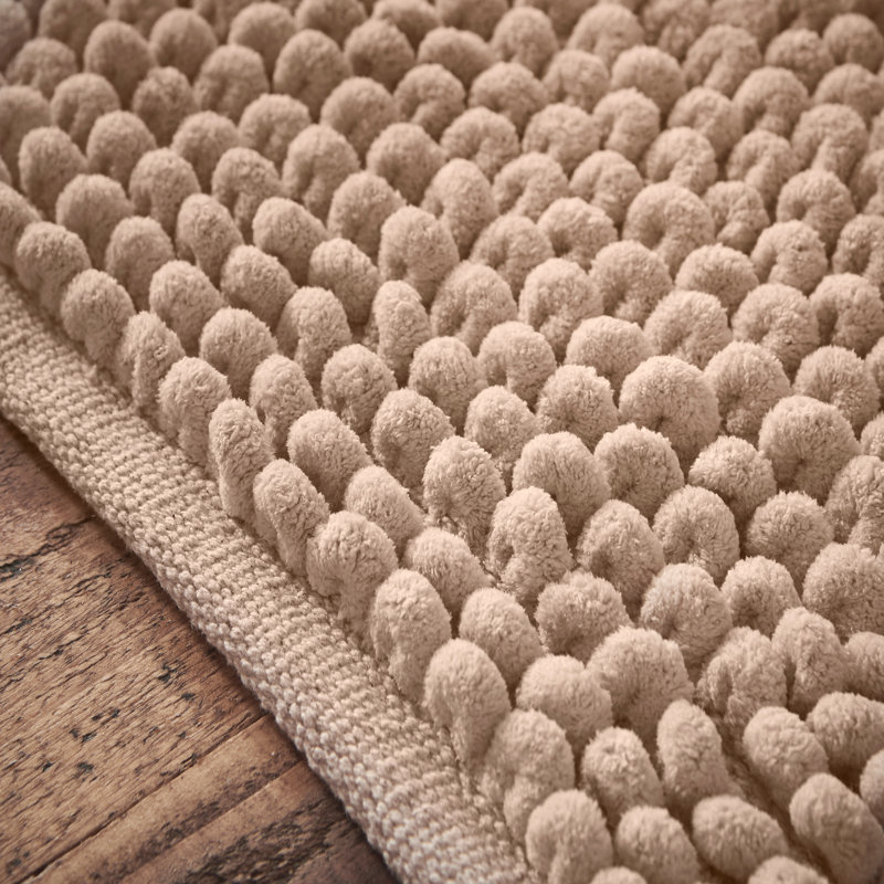 Aspen Bobble Bath Mat, Beige