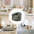Amiir 30.5'' Wide Genuine Leather Swivel Barrel Chair With Solid Wood Base-292426567