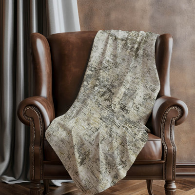 Addison Machine Washable Sherpa ASB644 Modern Throw Blanket