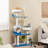 Ocean-Themed Cat Tree 5-Level Cat Tower Activity Center Sisal Scratching Posts